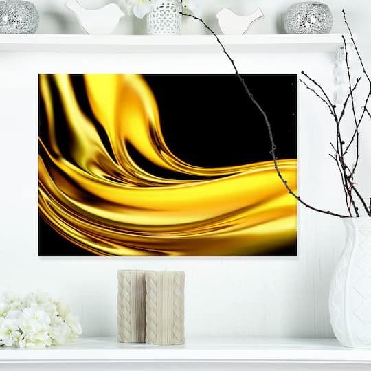 Designart - Yellow Gold Texture Pattern